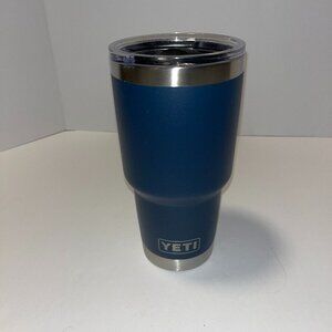 Yeti Rambler tumbler 30 oz blue Uline logo magnetic slider lid